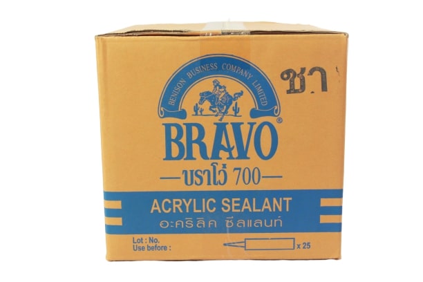 SKI - สกี จำหน่ายสินค้าหลากหลาย และคุณภาพดี | BRAVO กาวแด๊ป(อะคริลิค) สีน้ำตาล(บรอนซ์)(ทองแดง)(ชา) #700-6(25หลอด/กล่อง)